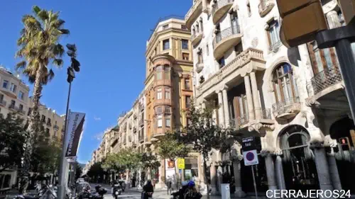 Barrio de Gracia en Barcelona